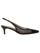 Lauren Ralph Lauren - décolleté slingback lolah ii in rete - 802p13279001 - black