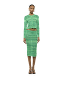 Laneus - Knit Cardigan Woman - S6Lawoca142-923 - Verde Smeraldo/Emerald Green