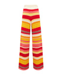 Laneus - Knit Pants Woman - S6Lawokt156-041/03 - Pink-Multicolor