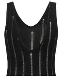 Laneus - Knit Dress Woman - S6Lawokd203-110 - Nero/Black