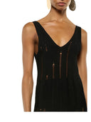 Laneus - Knit Dress Woman - S6Lawokd203-110 - Nero/Black