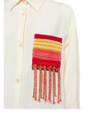 Laneus - Viscosa Shirt Over Fit Woman - S6Lawosi181-036 - Panna/Cream