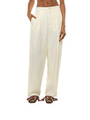 Laneus - Viscosa Pants Woman - S6Lawopa180-036 - Panna/Cream