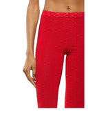 Laneus - Knit Leggins Woman - S6Lawokl199-040 - Rosso/Red