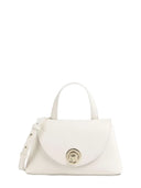 Coccinelle - Handbag Double Grainy Leather - E1Toa180201-685 - Pearl/Cognac