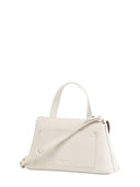 Coccinelle - Handbag Double Grainy Leather - E1Toa180201-685 - Pearl/Cognac