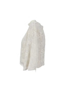 Twinset - Blusa Manica 3/4 in Macramé - 261tp2900-00059 - Madreperla