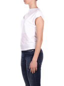 Alpha Studio - Collo Asimmetrico C/Coulisse New Shapes - Ad-6430C-2000 - Bianco