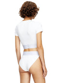 Diesel - Top Uftee-Sport-Cropped - A14593-0HMAU-100 - White