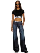 Diesel - Top Uftee-Sport-Cropped - A14593-0HMAU-9XX - BLACK