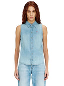 Diesel - Camicia Jeans De-Eazy-Sl - A19130-0IRAB-01 - Denim