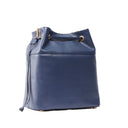 Pinko - Secchiello Classic Vitello Mor - 104305-A0Qo-G08Q - Blu Indaco Ombroso-Antique Gol