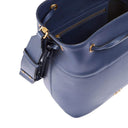 Pinko - Secchiello Classic Vitello Mor - 104305-A0Qo-G08Q - Blu Indaco Ombroso-Antique Gol