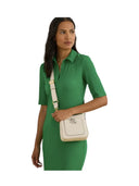 Lauren Ralph Lauren - tracolla cameryn piccola in pelle - 431982184005 - white