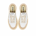 Autry - Sneakers Medalist Low Wom - A1Unaulwls75 - Leat/Suede Wht/Gold