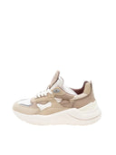 Date - Sneakers Fuga Linen - W441-Fg-Li-Hb - White-Beige