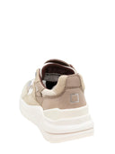 Date - Sneakers Fuga Linen - W441-Fg-Li-Hb - White-Beige