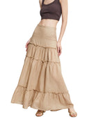 Ottod'Ame - Skirt - Dn6209-1982 - Sabbia