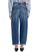 Dondup - Pantalone Bessie - Dp784-Dfe286D-Lv8-Dd-800 - Blu