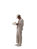 Circolo 1901 - Pantaloni Carrot S.Print - Fd3944-Tofu - Tofu