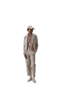 Circolo 1901 - Pantaloni Carrot S.Print - Fd3944-Tofu - Tofu