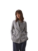 Circolo 1901 - Giacca D. Breasted Li/Co - Fd3975-2491 - Carta Da Zucchero