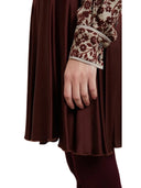 ottod'ame - gonna pantalone in viscosa - fva-dp9888-2145 - terra