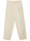 ottod'ame - pantalone dritto in gabardina - gbe-dp9896-1941 - ecru