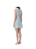Twinset - Abito Corto Smanicato C/Gonna - 261tt2040-13451 - Dusty Sky