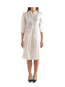 Twinset - Abito Lungo Fashion - 261tt2390-00001 - Bianco Ottico