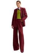 Essentiel Antwerp - Pantaloni a gamba larga con piega stirata - Izi-MM30 - Margot Mauve