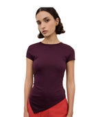 Ottod'Ame - T-Shirt - Jck-Dm8173-2365 - Borgogna