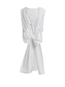 Essentiel Antwerp - Top Jelani in cotone a portafoglio - Jelani-Wh00 - White