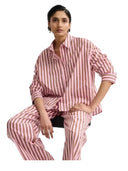 Essentiel Antwerp - Camicia Jelief a righe con decorazioni in strass - Jelief-J1Yr - Combo1 Young Rose