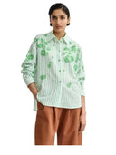 Essentiel Antwerp - Camicia Julieta a righe paillettes e perline - Julieta-J2Bo - Combo2 Bonus Green