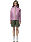K-Way - Giubbino Lil 2.0 Plus.2 Double - K21348W-C8J - Green Lichen - Violet Glicine