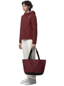 k-way - borsa a spalla clere - k7127mw-wnn - red syrah