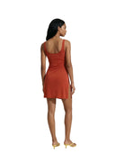 Me Fui - Vestito Corto - Mf26-Sw0107Rc - Red Clay