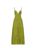 Immagine di Me Fui - Vestito Lungo - Mf26-Sw0219Mg - Military Green -  di Me Fui disponibile su Barbara1999.