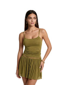 Me Fui - Gonna Corta - Mf26-Sw0269Mg - Military Green