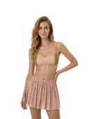 Me Fui - Gonna Corta - MF26-Sw0269pk - Pink