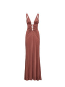 Me Fui - Vestito Lungo - Mf26-Sw0329Bn - Brown