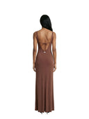 Me Fui - Vestito Lungo - Mf26-Sw0329Bn - Brown