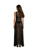 Me Fui - Vestito Lungo - Mf26-Sw0720Bk - BLACK-Barbara1999