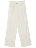 ottod'ame - pantalone in velluto - nev-dp9902-1941 - ecru