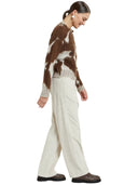 ottod'ame - pantalone in velluto - nev-dp9902-1941 - ecru