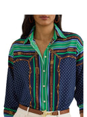 Lauren Ralph Lauren - camicia kotta - 200p03687001 - blue
