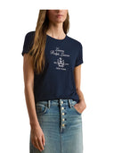 Lauren Ralph Lauren - t-shirt katlin - 200p03725001 - navy
