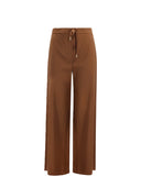 Max Mara Studio - Pantalone Lungo Mstcorone - 2616131091600-003 - Cioccolato