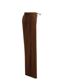 Max Mara Studio - Pantalone Lungo Mstcorone - 2616131091600-003 - Cioccolato